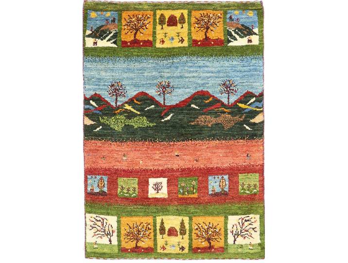 Perser Gabbeh Loribaft Atelier Teppich 63x90 Handgeknüpft Modern Orientteppich Perserteppich Wolle