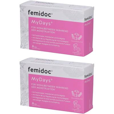 Femidoc MyDays für die Menstruation Kapseln 2x 2x20 St