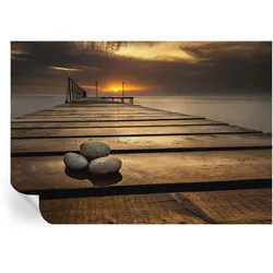 FOTOTAPETE 208x146 cm - Sonnenuntergang