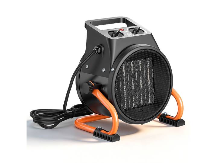 Vevor Chauffage De Serre 2000 W Chauffage Soufflant Electrique Ptc Portable\, Avec 2 Niveaux De Chauffage Et Mode Ventilation\, Pour Serre\, Bureau Et Maison\, Angle Reglable 15°\, Protection Surchauffe
