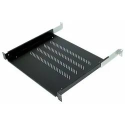TRITON 19" Fachboden perforiert, 1HE, 650mm, 80kg RAB-UP-650-A4, schwarz