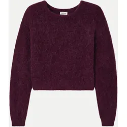 Pullover Hochrund Violett S