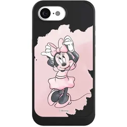 Nivocase Hülle für Apple iPhone 16e Handyhülle NIVOcore Case Schwarz Disney Motiv ohne Hintergrund (Apple iPhone 16e), Smartphone Hülle, Schwarz