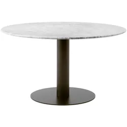 &Tradition In Between SK20 Esstisch, Ø 150 cm, bronzed / bianco carrara