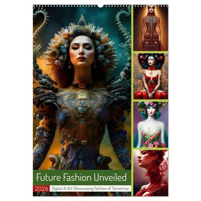 Future Fashion Unveiled (Wall Calendar 2026 DIN A2 portrait), CALVENDO 12 Month Wall Calendar