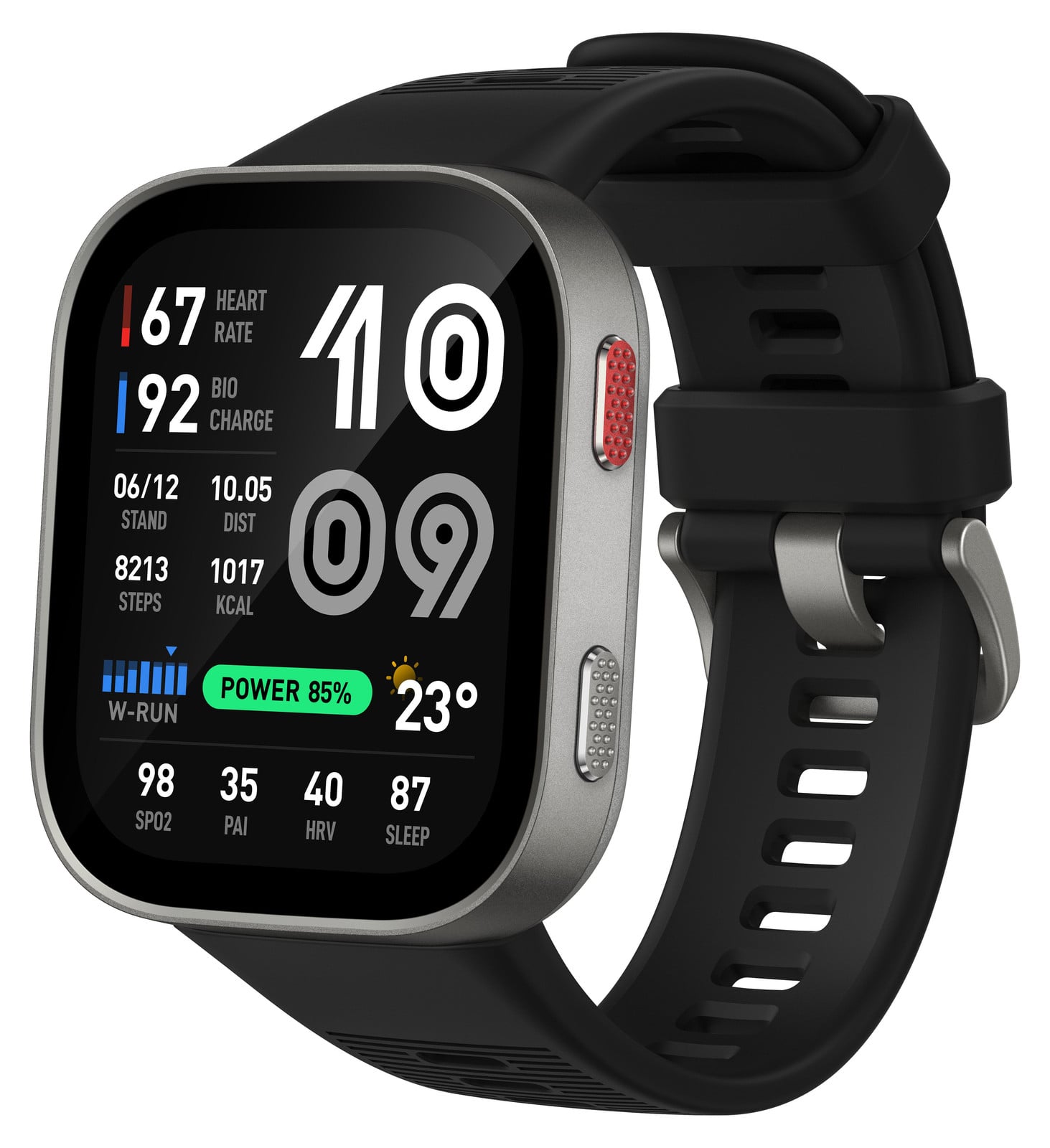 Amazfit Bip Max Smartwatch met 5,26 cm AMOLED-scherm, GPS en 4 GB opslag