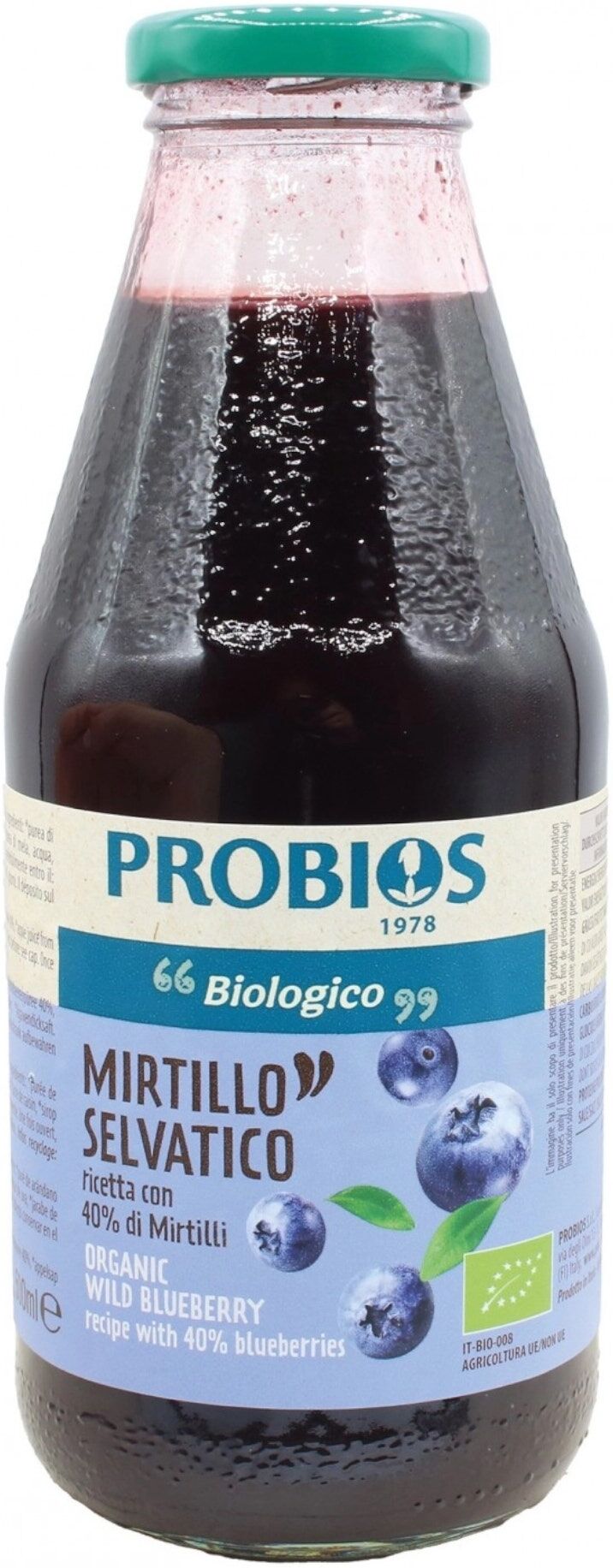 PROBIOS Bio Organic - Succo Di Mirtillo 500ml 
