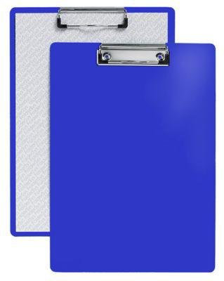 Klemmbrett DIN A4, Klemme mit schützenden Kunststoffecken, PP, blau