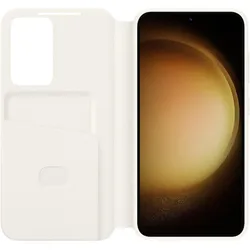 Samsung Smart View Wallet Case (Samsung Galaxy S23), Smartphone Hülle, Beige