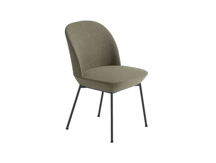 Muuto Chaise d’appoint Oslo revêtement textile Ocean 21-Anthracite black