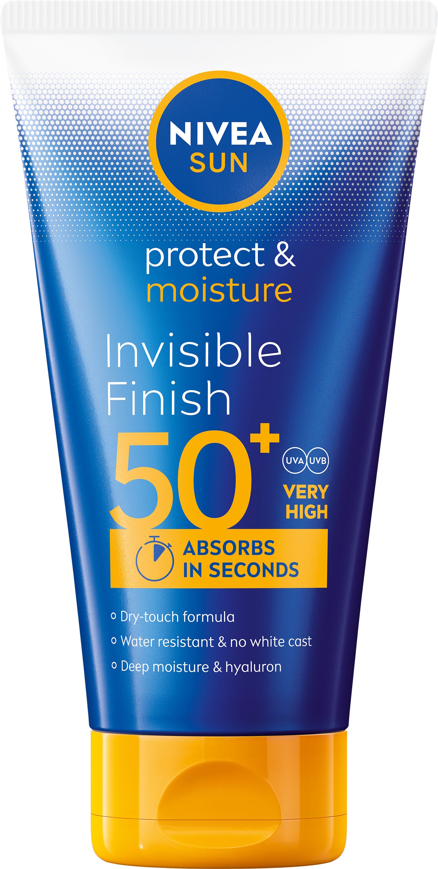 NIVEA Protect & Moisture Invisible Finish SPF 50+ 150 ml