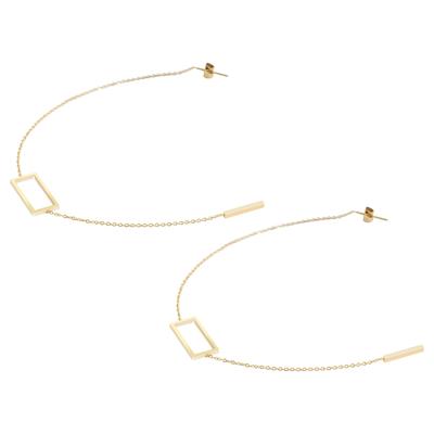 Paar Ohrhänger ADELIA´S "Ohrringe aus Edelstahl", Damen, Gr. Damen, Edelstahl, gold, Ohrringe, Schöne Geschenkidee zum Weihnachten