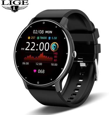 Fusion Finds Bluetooth Smartwatch With Call Function, Fitness Tracker, Waterproof Smart Watch For Android IOS black