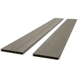 Prestige Home Living Outdoor WPC Sichtschutzzaun CARACAS 1x Zaunelement - Grau