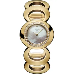 Davosa Ladies Vintage 60s 168.571.10 - perlmutt weiß,gold - 26mm
