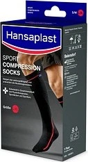 Hansaplast Kompressionsstrümpfe, geschlossene Spitze SPORT COMPRESSION schwarz Größe L/XL 1 Paar