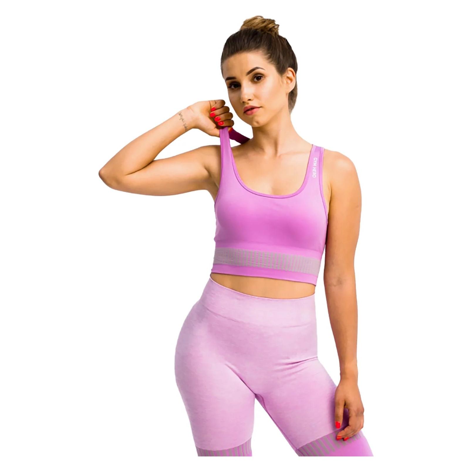 Gymhero Gestreifter BH BRA-MAUVE Lila L (L) (65691370)