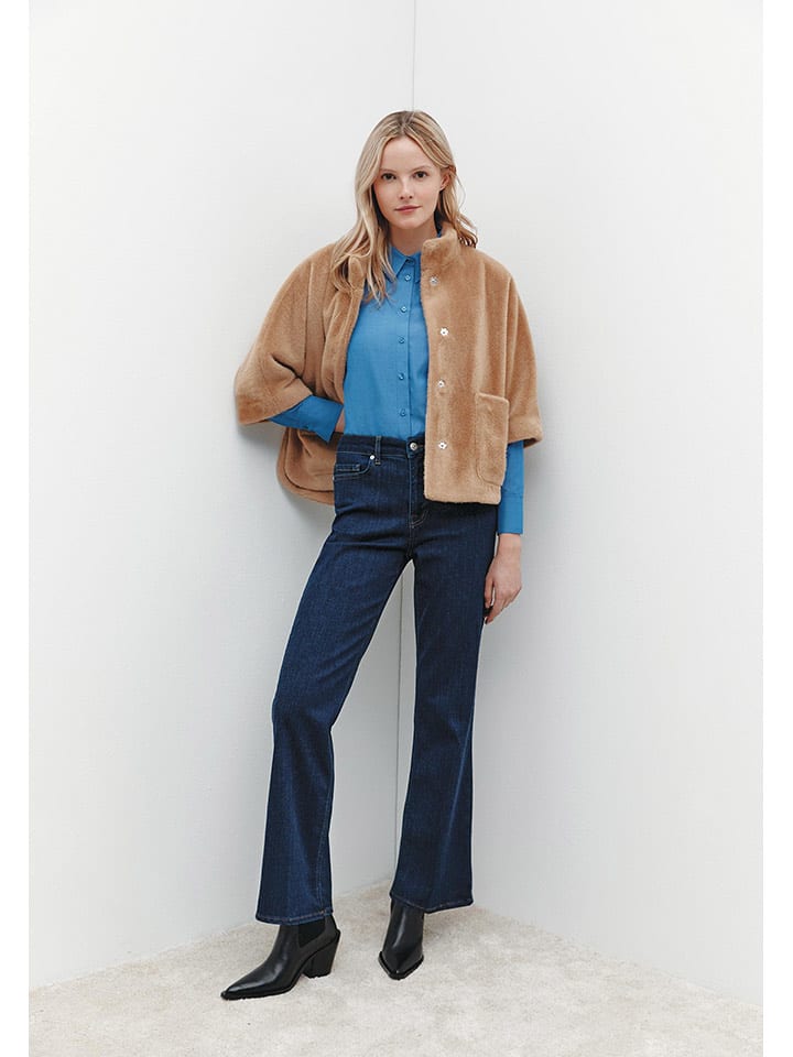 More & More Teddyjacke in Camel - 40