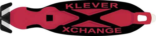 KLEVER KCJ-XC-20R XChange 20 Sicherheitsmesser Rot-Schwarz, 10St.
