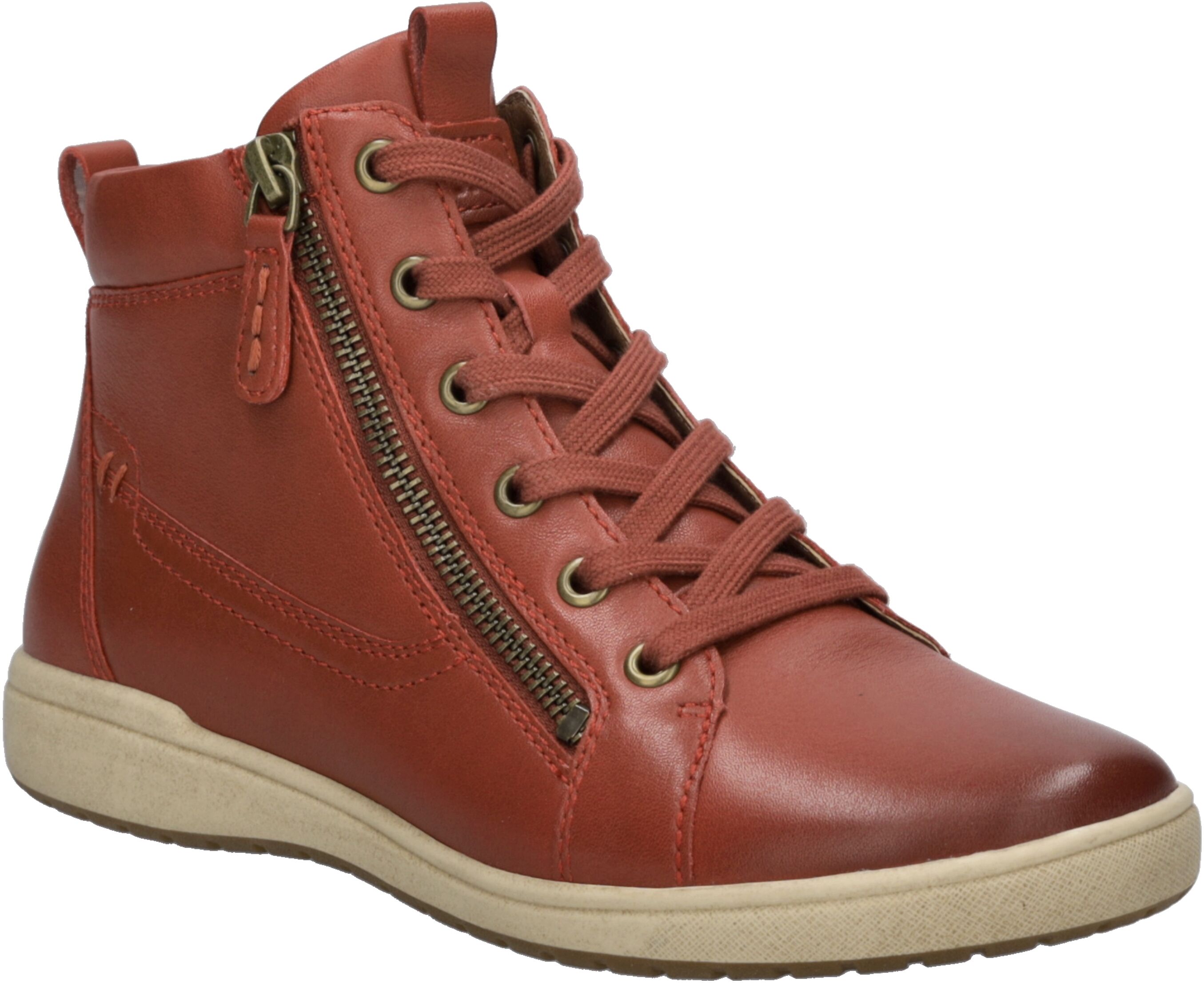 Stiefelette JOSEF SEIBEL "Cynthia 05, hibiscus", Damen, Gr. 37, braun (hibiscus), Obermaterial: 100% Rindsleder Leather cow., Schuhe Stiefelette