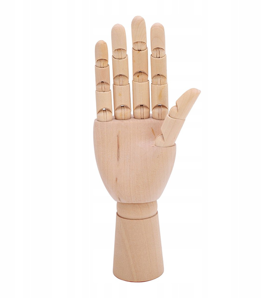 Houten Teken Hand Mannequin Rechterhand Model 18 cm