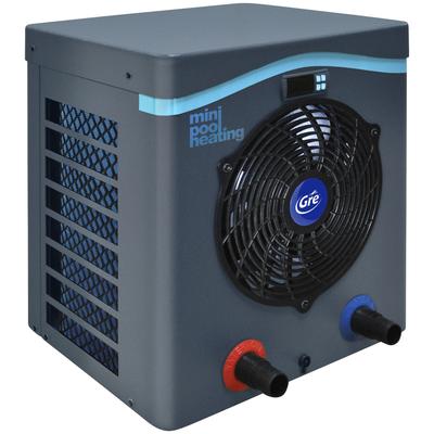 Pool-Wärmepumpe GRE "HPM40", grau, B:43,2cm H:46cm L:43,4cm, Polyvinylchlorid (PVC), Wärmepumpen, Mini-Wärmepumpe für oberirdische Pools bis 40 m³