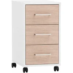 Tchibo - Rollcontainer »Metz« - 32,6x39,1x59,7cm - silber -