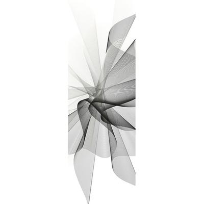 Fototapete ARCHITECTS PAPER "White And Black", schwarz (schwarz, weiß), B:1m L:2,8m, Vlies, Tapeten, Grafik Tapete Stoff Weiß Schwarz Fototapete Panel 1,00m x 2,80m
