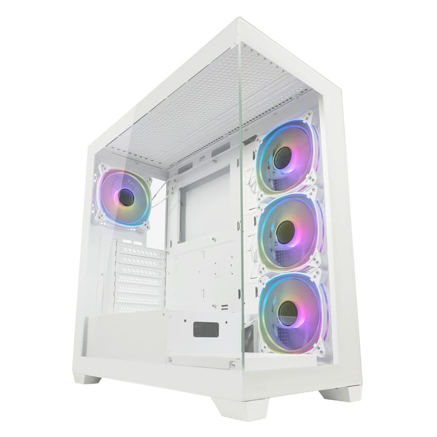 LC-Power LC Power Gaming-PC Gehäuse LC-715W-ON Midi-Tower weiß