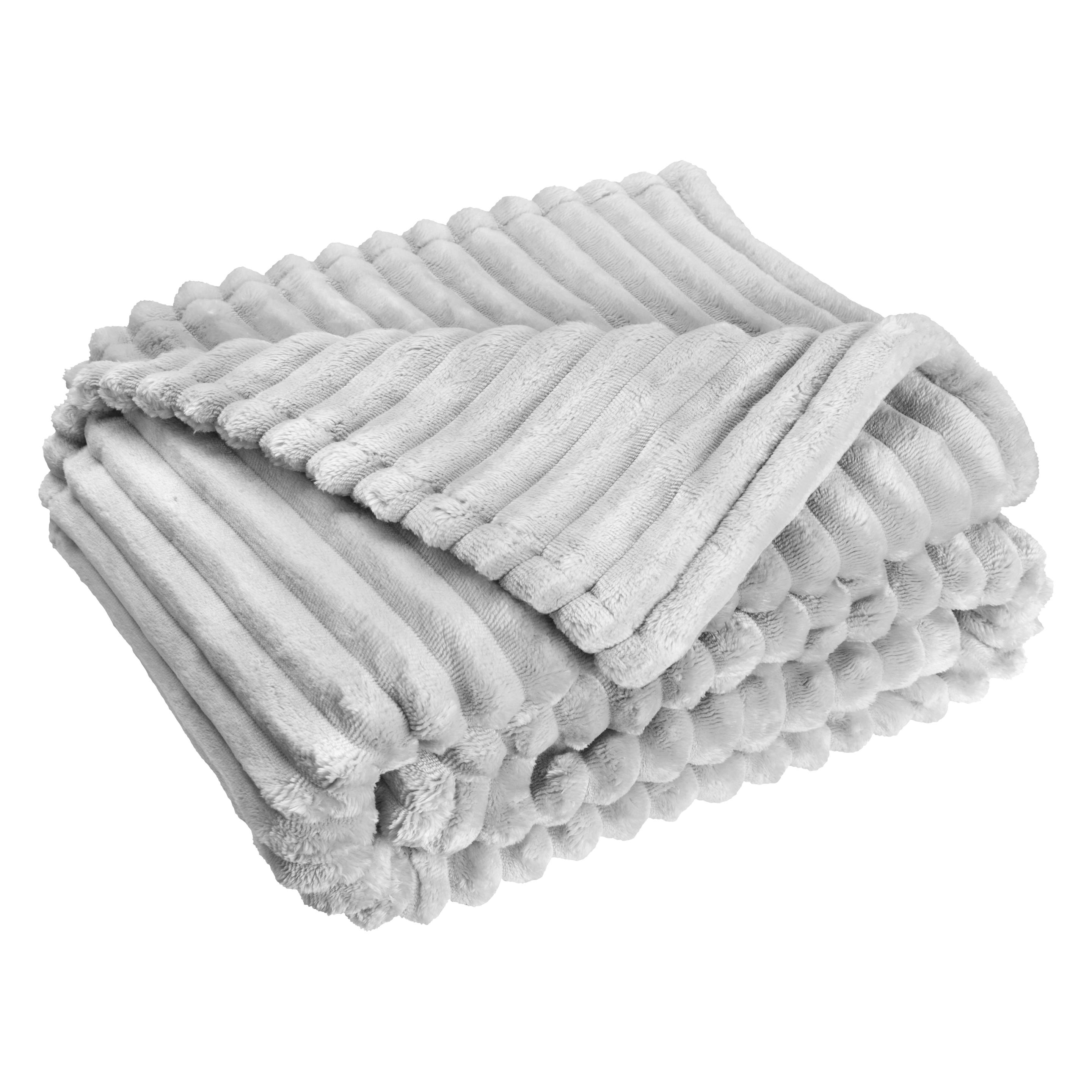 Ströme Flauschige Heizdecke, grau (180 x 130 cm) (SS25EN(180*130) Fluffy grey)