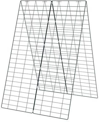 Costway A-Frame Garden Trellis for Climbing Plant with Ground Stake and Cable Tie-Green