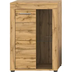 Vitrine Jam ca. 86x60x35 cm Eiche Wotan
