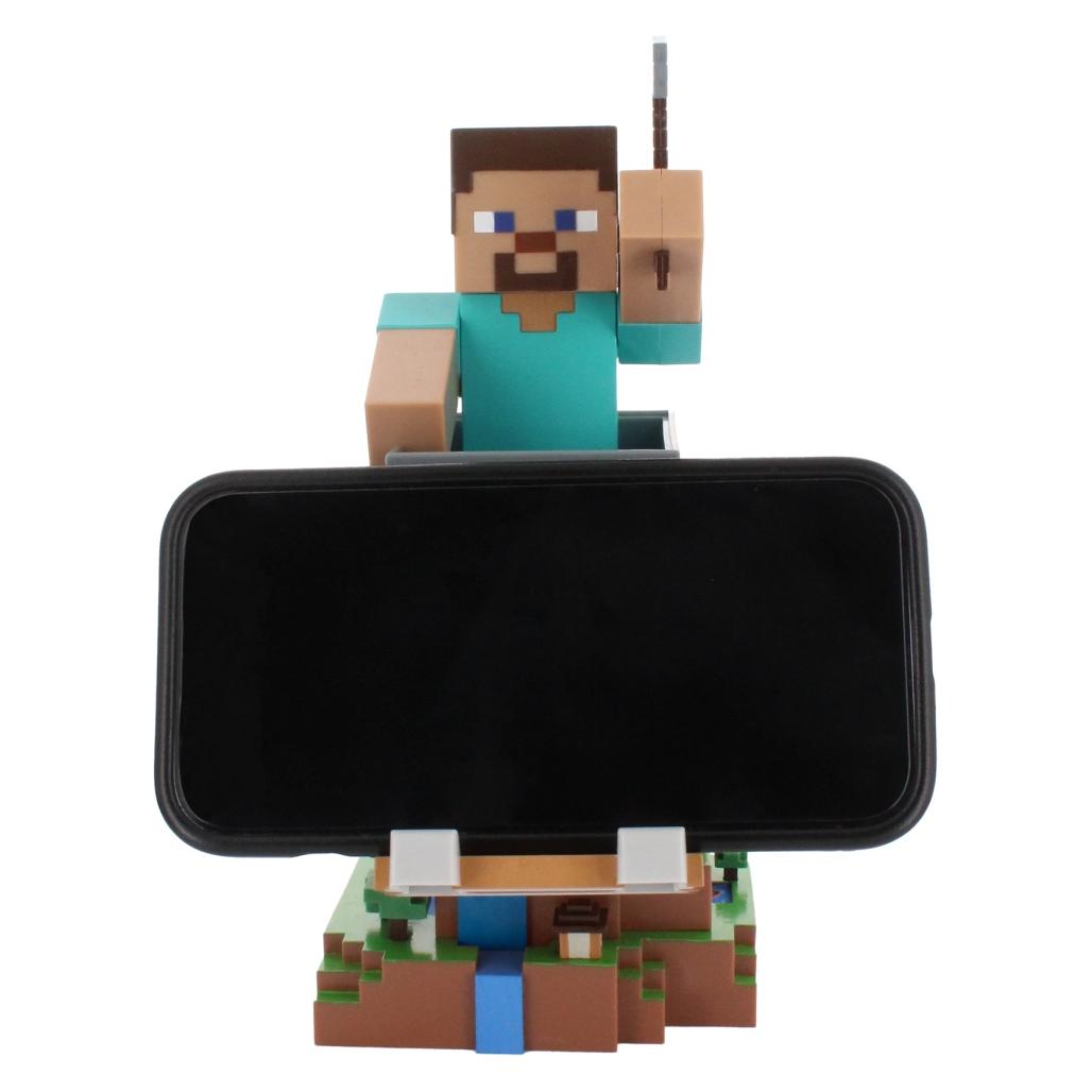 Exquisite Gaming Cable Guys R.E.S.T - Minecraft - Steve Support pour Téléphone et Manette (PS5) (MER-3757)