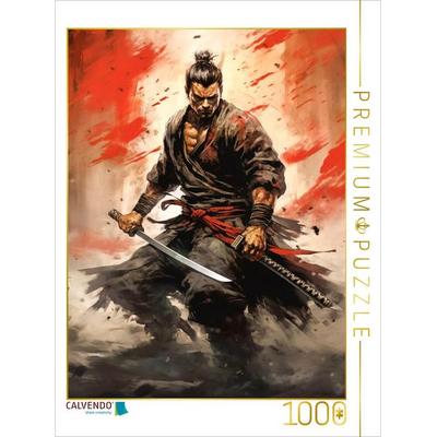 CALVENDO Puzzle Der Samurai - heldenhaft und standhaft | 1000 Teile Lege-Größe 64x48cm Foto-Puzzle für glückliche Stunden