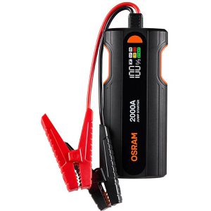 OSRAM Starthilfe-Powerbank BATTERYjumpstart 2000, 2000A Spitzenstrom, Kapazität 16000mAh