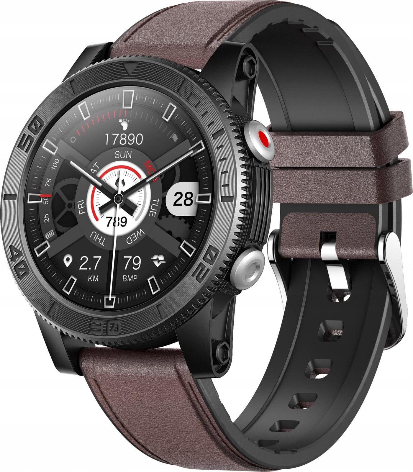 Bemi VOYAGER GPS Smartwatch, zwart
