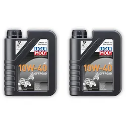 2x Motoröl Motorbike 4T 10W-40 Offroad LIQUI MOLY 3055 1 Liter