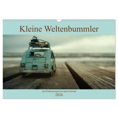 Kleine Weltenbummler 2026 (Wandkalender 2026 DIN A3 quer), CALVENDO Monatskalender