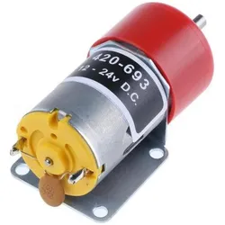 RS PRO, Elektromotor, Getriebemotor 12-24VDC Ø25mm 250:1