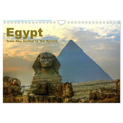 Egypt - from Abu Simbel to the Sphinx (Wall Calendar 2027 DIN A4 landscape), CALVENDO 12 Month Wall Calendar