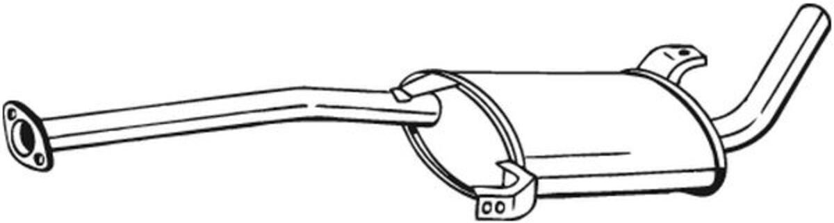 Bosal Silenziatore centrale 279-125