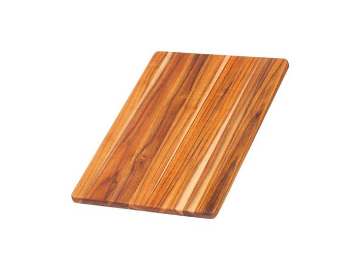 TEAKHAUS Schneidebrett Teak Haus holzfarben Teakholz massiv B 40 T 28 cm - Schneidebrett