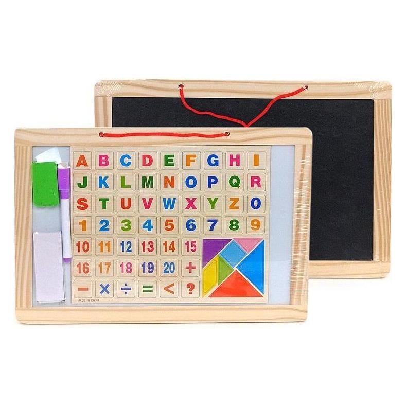 Adar Magnettafel mit Marker und Holzrahmen (42092908)