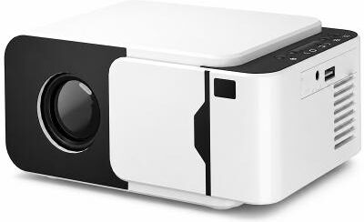 LightInthebox 5G WiFi Bluetooth Projector, 4K Supported 1080P Movie Projector, 200 Large Display Portable Home Theater Projector for Smartphone/iOS/Android/Laptop/Outdoor Cinema, White