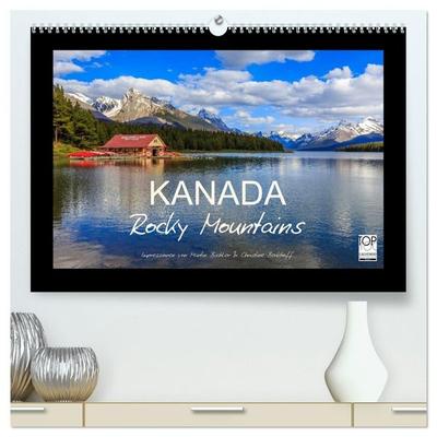 KANADA - Rocky Mountains (hochwertiger Premium Wandkalender 2027 DIN A2 quer), Kunstdruck in Hochglanz