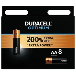 DURACELL Batterie Optimum AA MN1500/LR6 8er Blister
