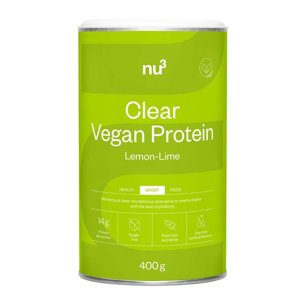 nu3 Clear Vegan Protein 400 g Pulver