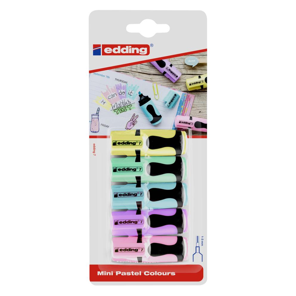 Edding Mini Textmarker (5x) (4-7-5-1099)