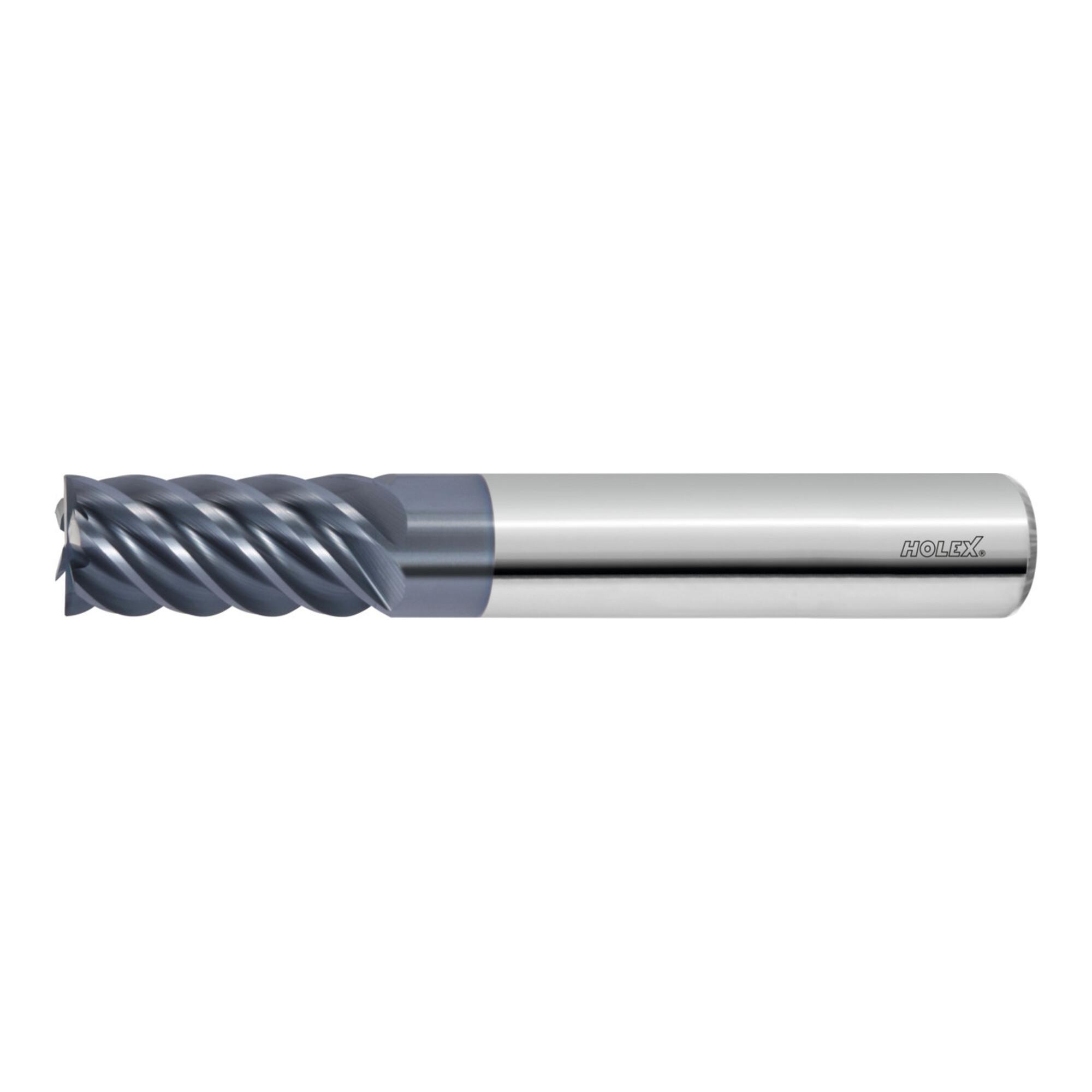 HOLEX Vhm-Fräser 5 mm Länge 57 mm Exzentrischer Hinterschliff (203510 5)