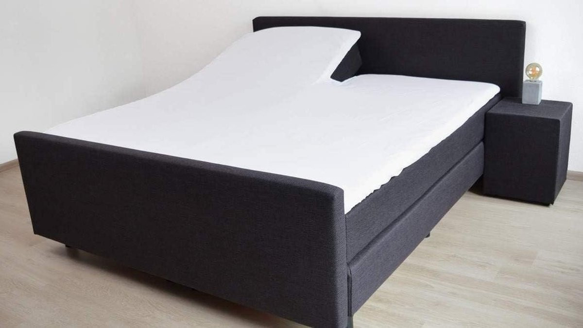 Warm Flanellen Splittopper Lakens Wit 200x220 cm
